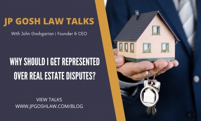 Why should I get represented over real estate disputes?